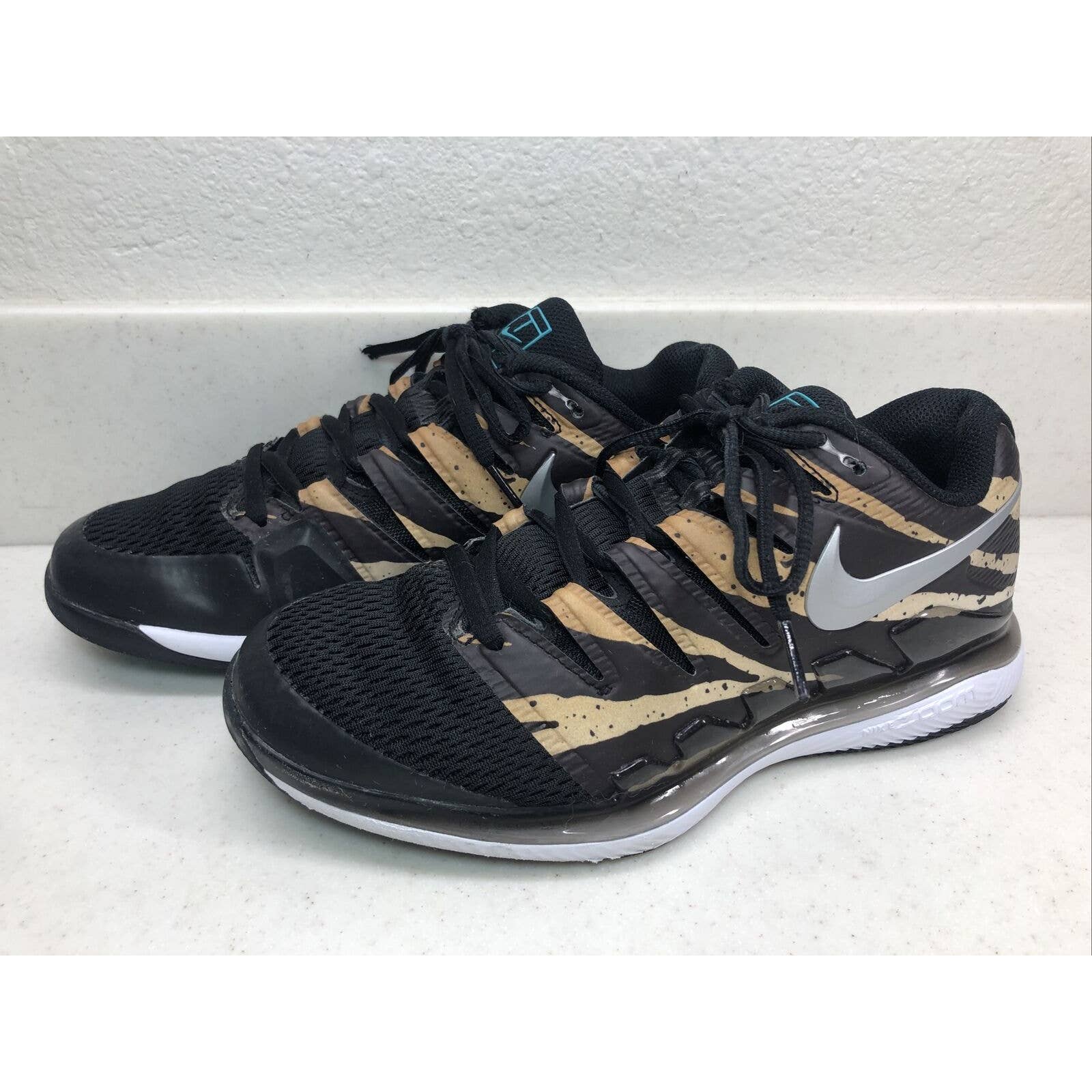 Nike Air Zoom Vapor X Hc - Aa8030 701 - Wheat / Silver - Men's: 6 / Women's: 7.5